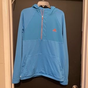 Men’s Adidas Fleece Anorak half zip Pullover